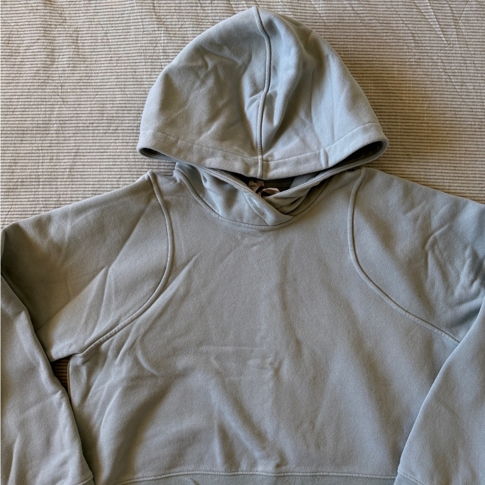 lululemon athletica Light Blue Hoodie Sweatshirt